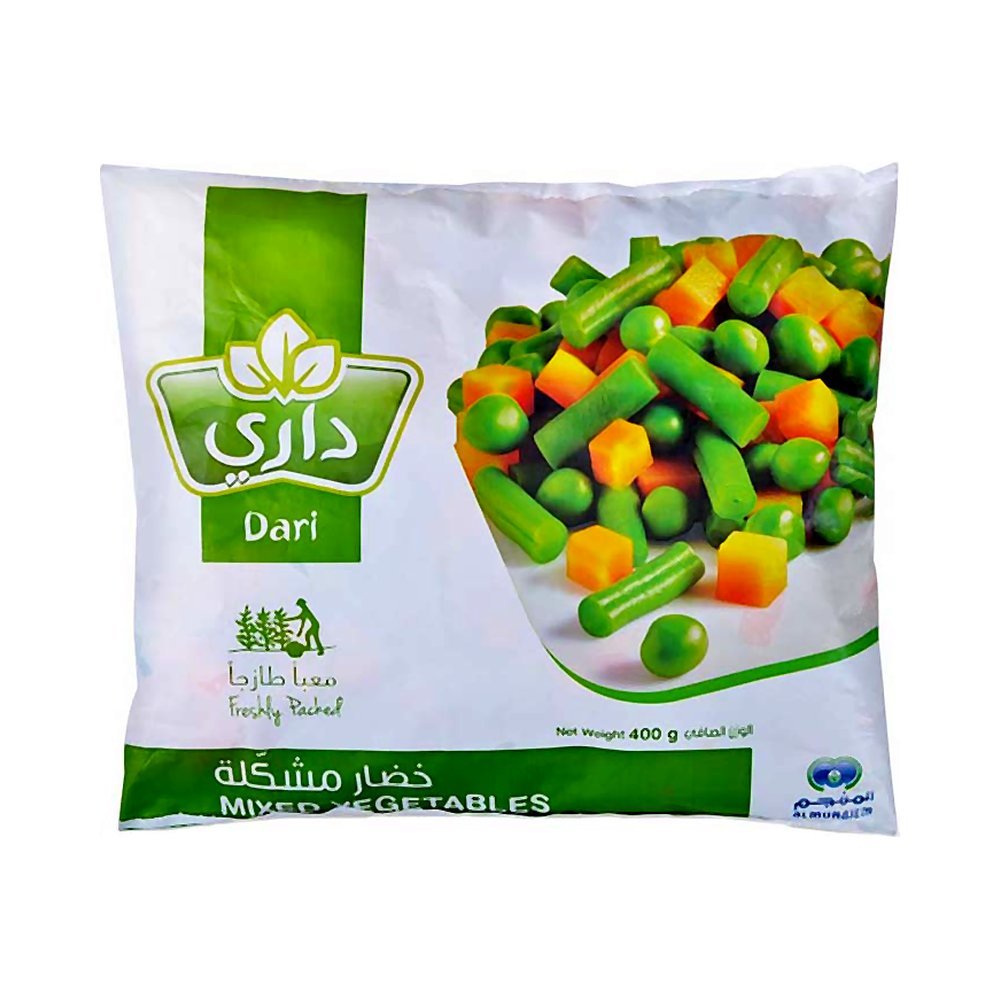 داري خضار مشكلة مجمدة 400 جم