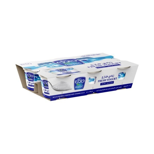 نادك زبادي كامل الدسم عبوة متعددة 170x6 جرام