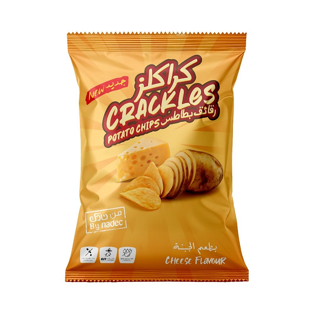 كراكلز رقائق بطاطس جبنة 155 جم