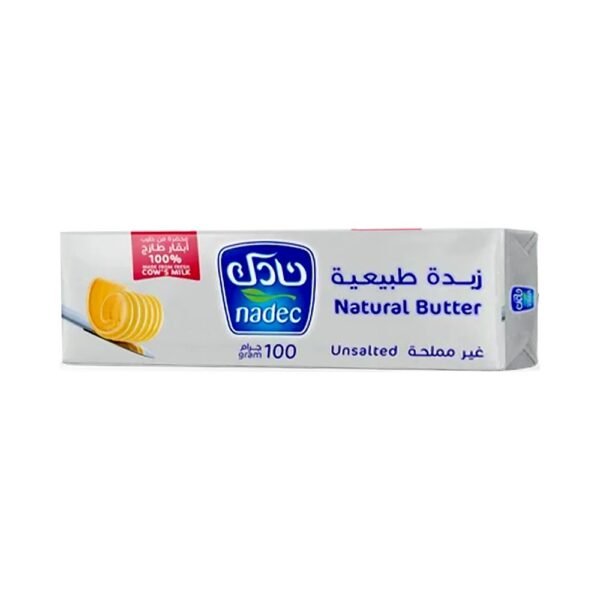 نادك زبدة طبيعية غير مملحة عبوة 100جرام