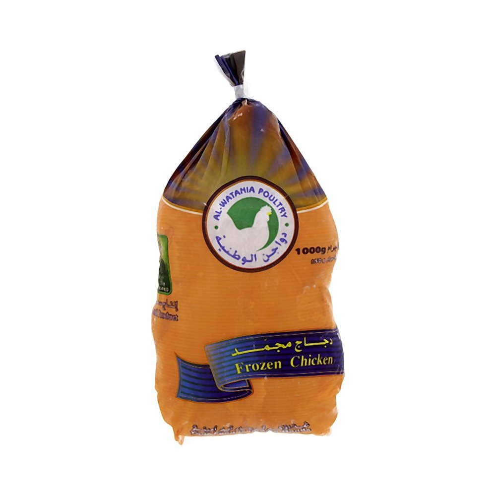 الوطنية دجاج كامل مجمد 1000جرام