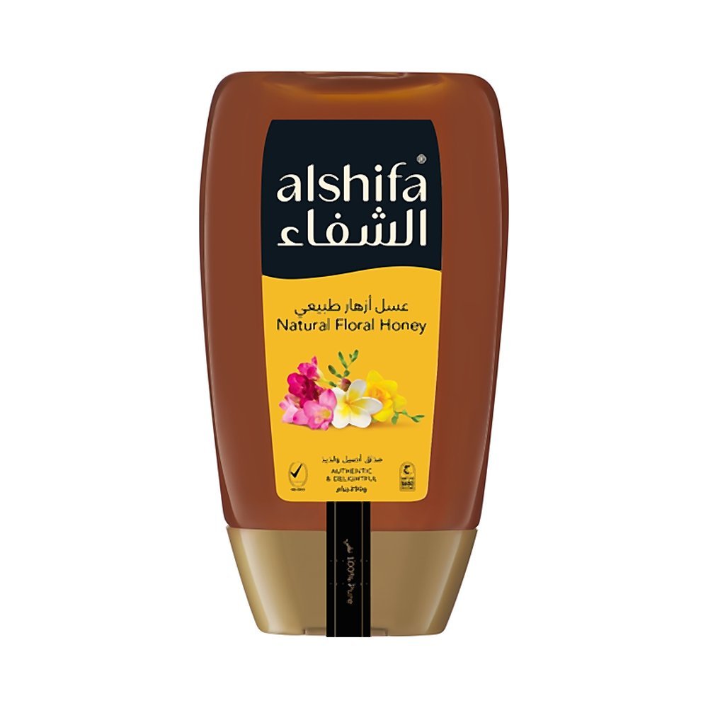 الشفاء عسل طبيعي عبوة ضاغطة 250 جم