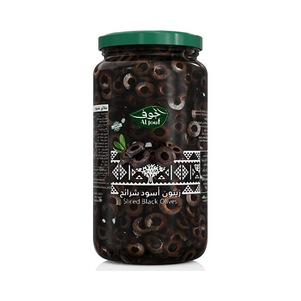 الجوف زيتون أسود شرائح 1 كجم