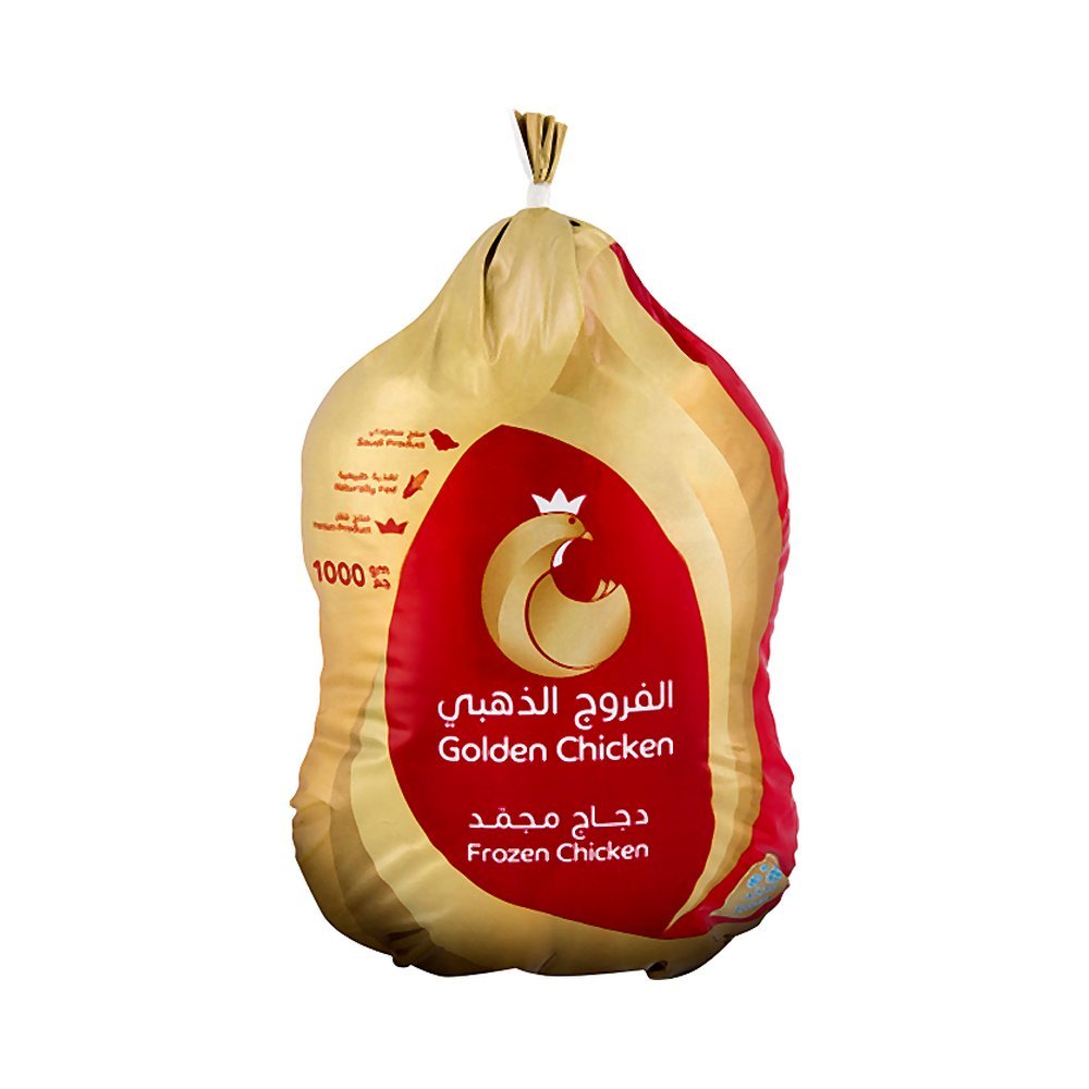 الفروج الذهبي دجاج كامل مجمد 1000 جرام
