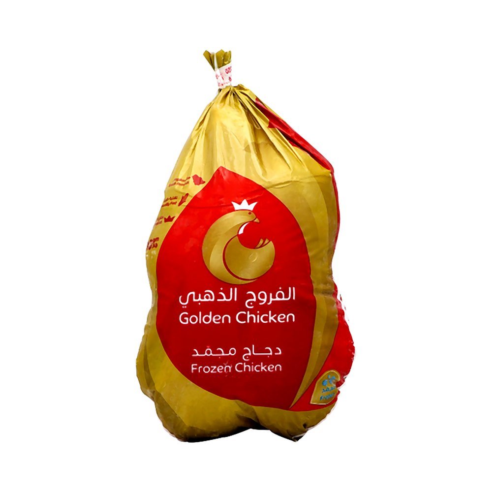 الفروج الذهبي دجاج كامل مجمد 1100 جرام