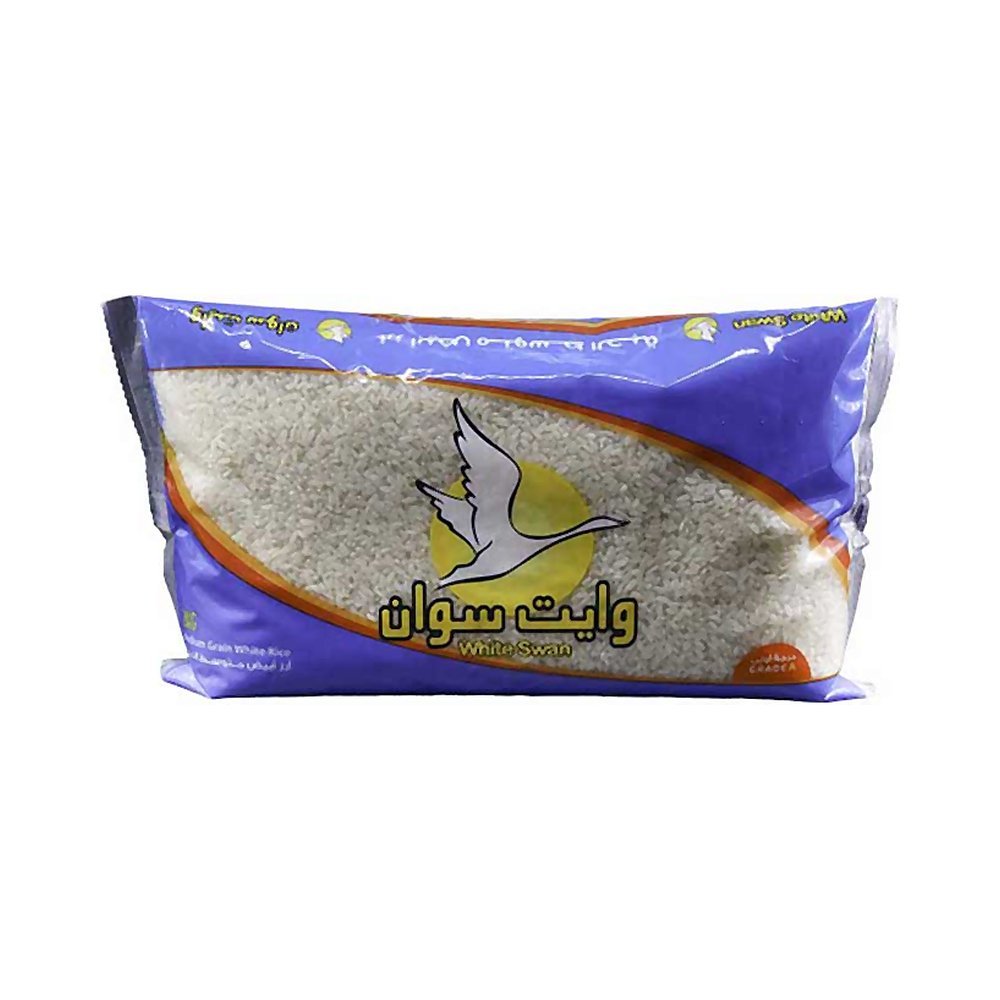 وايت سوان أرز متوسط الحبة 2 كجم