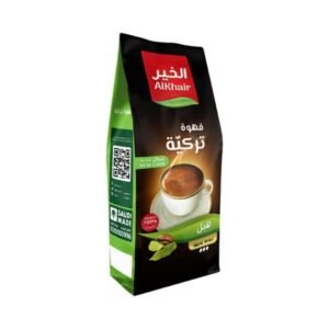الخير قهوة تركي غامقة بالهيل 400 جم