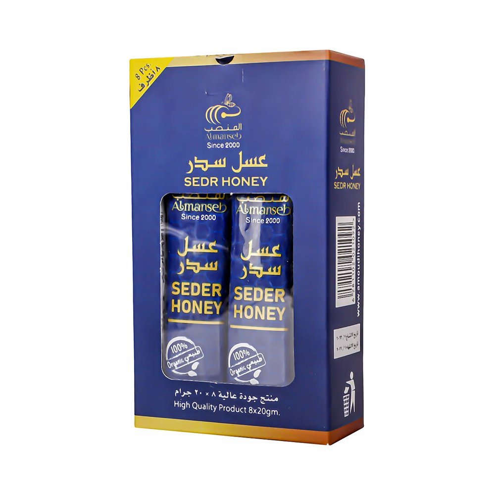 المنصب عسل سدر 8 × 20 جم