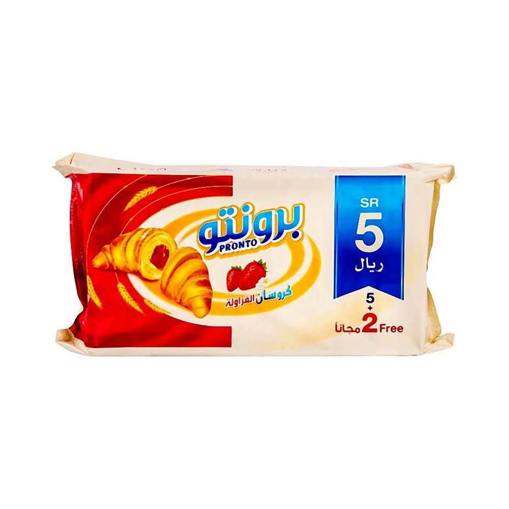 برونتو كرواسون فراولة 7×55جم