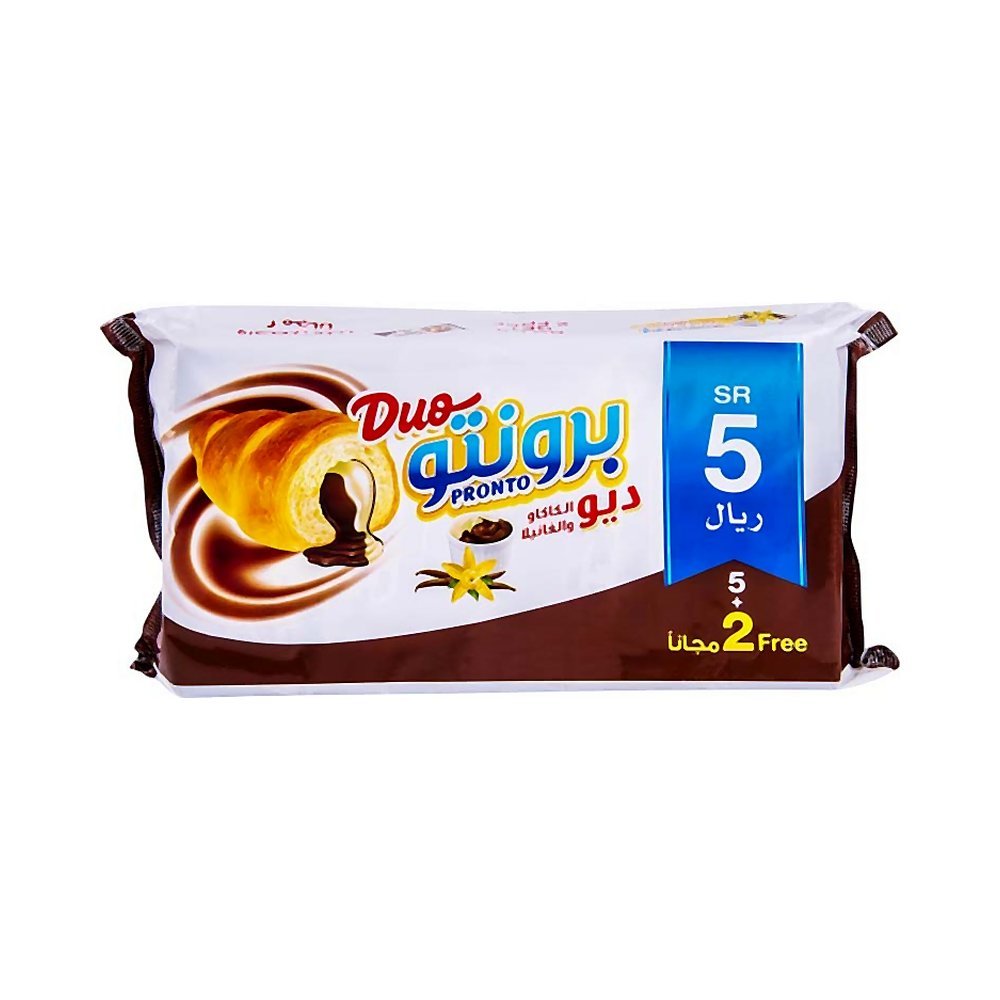 برونتو حشوة كاكاو وفانيليا 7×55جم