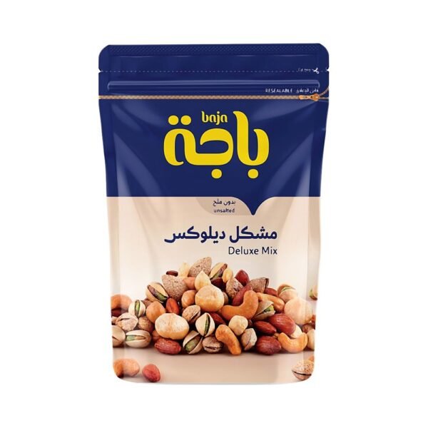 باجة مكسرات ديلوكس مشكلة بدون ملح 280جرام