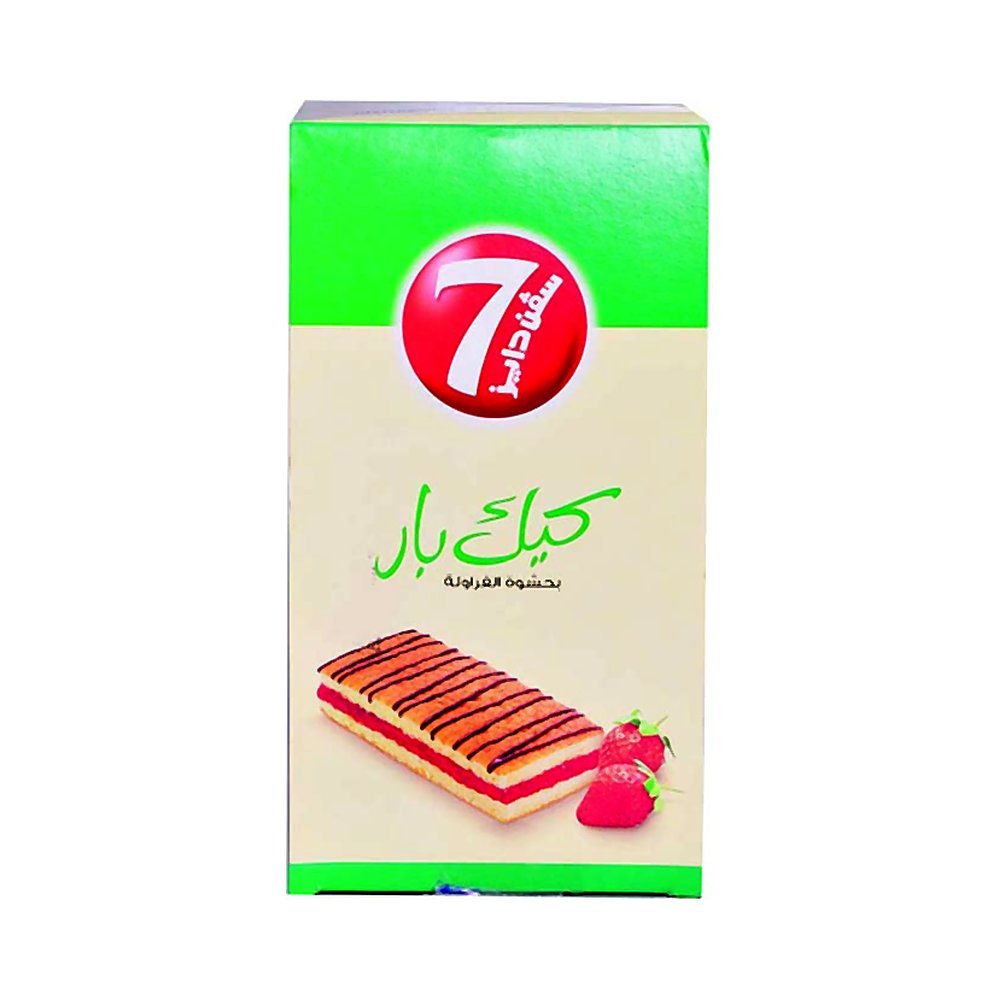 سفن دايز كيك بار فراولة عبوة 12×30 جم
