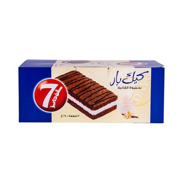 سفن دايز كيك بار فانيلا 12×30 جم