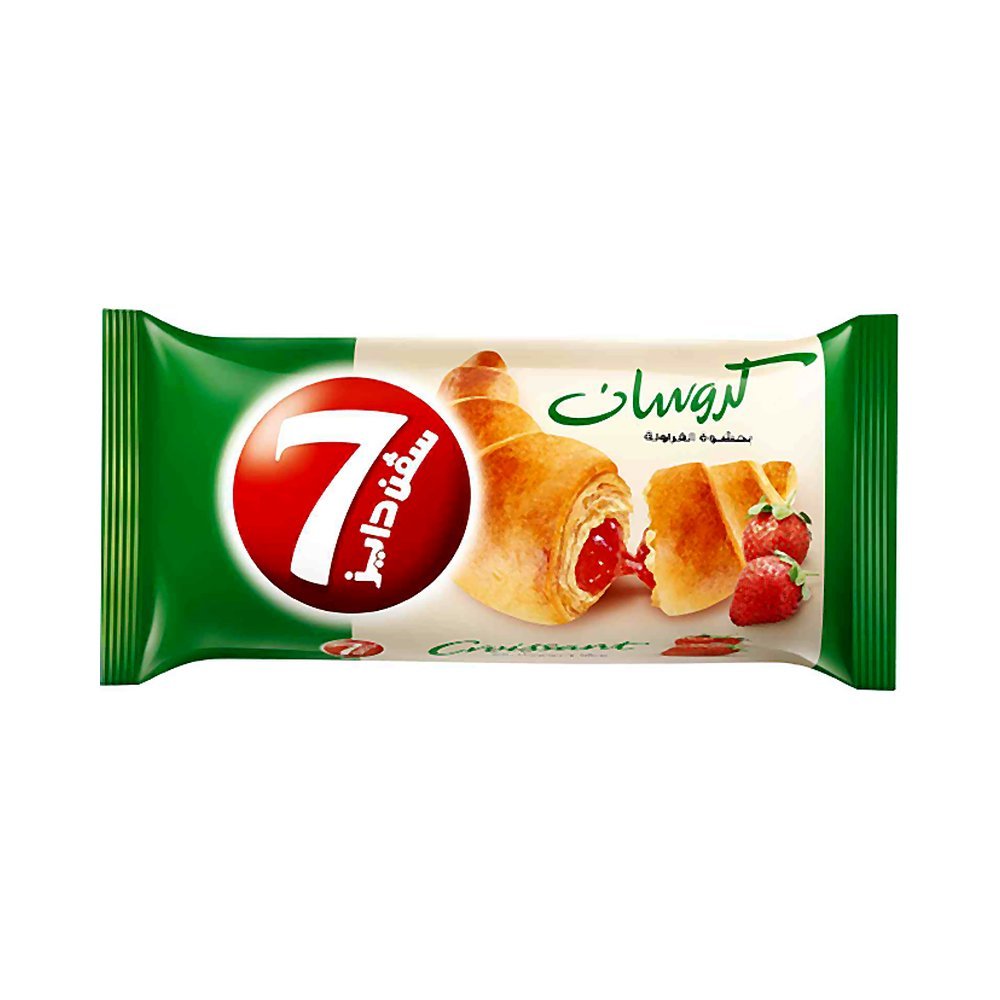 سفن دايز كرواسون محشي فراولة