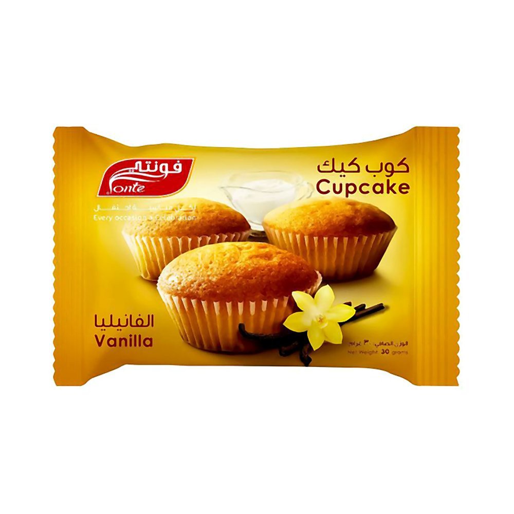 فونتي كب كيك فانيليا 20×30جم