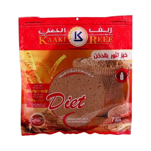 ريف الكعكي خبز تنور دايت 7 حبات