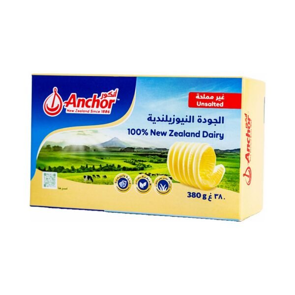 أنكور زبدة غير مملحة دسم ألبان 380 جم