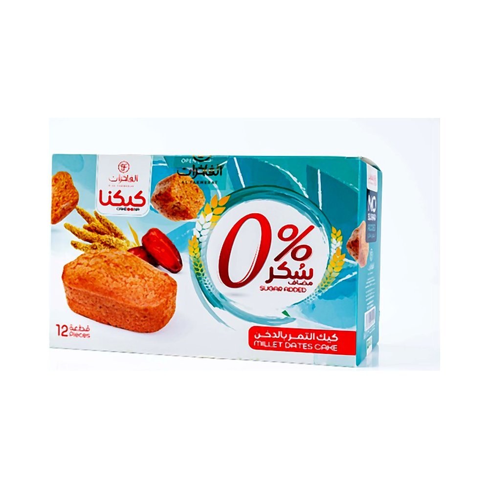 كيك تمر بالدخن بدون سكر مضاف 300 جم
