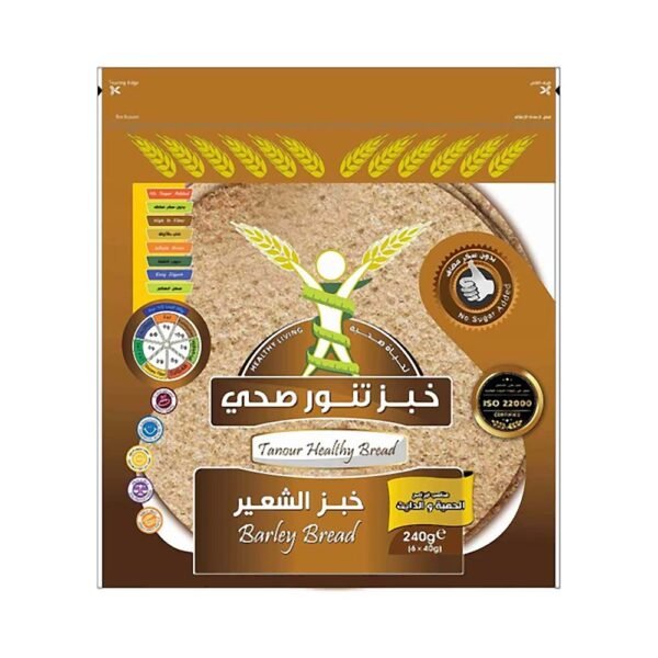 تنور خبز صحي بالشعير 6×40 جم