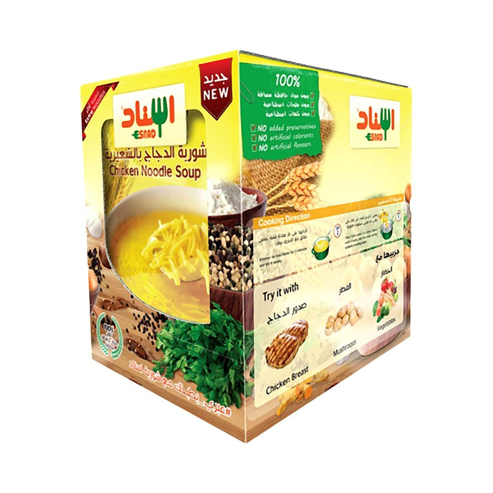 اسناد شوربة دجاج بالشعيرية 12×80 جم
