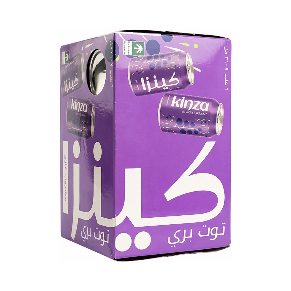 كينزا مشروب غازي بنكهة التوت البري 6×360 مل
