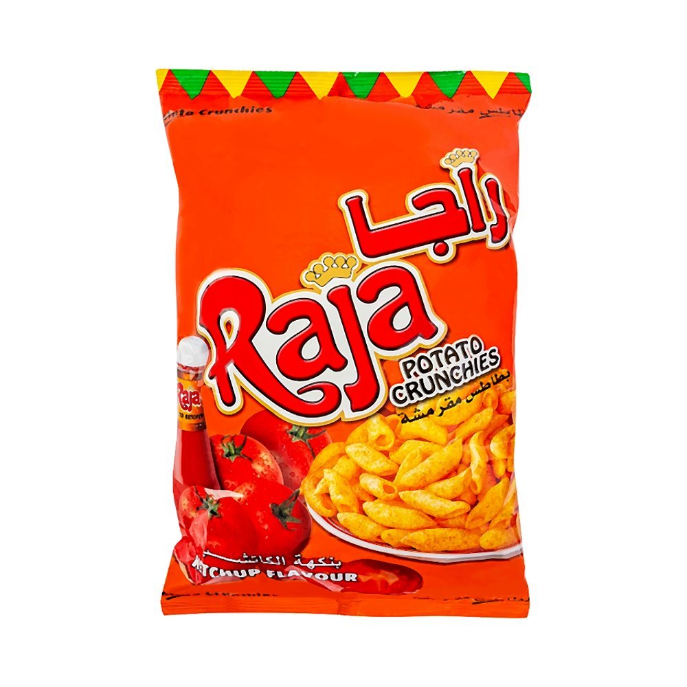 راجا بطاطس كرانشز نكهة كاتشب 120 غ