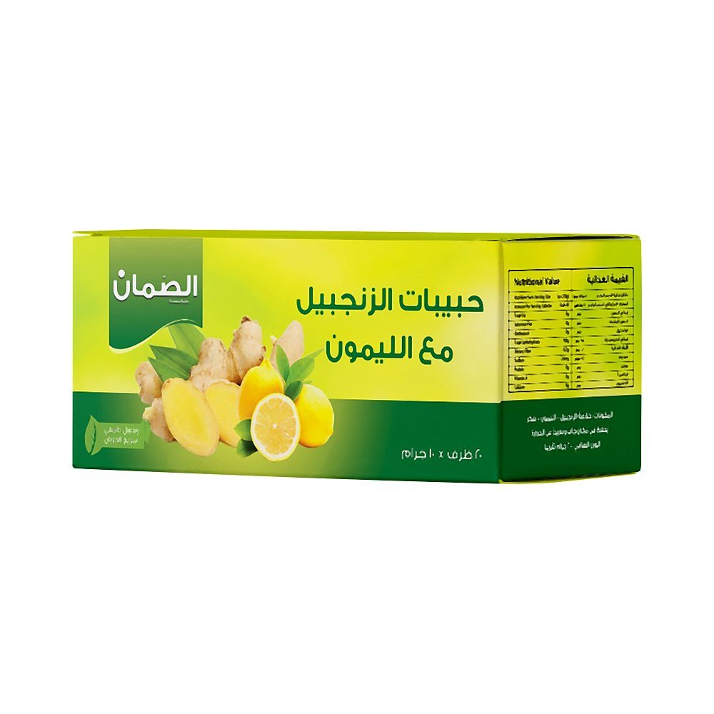 الصمان شاي زنجبيل بالليمون 20 كيس شاي