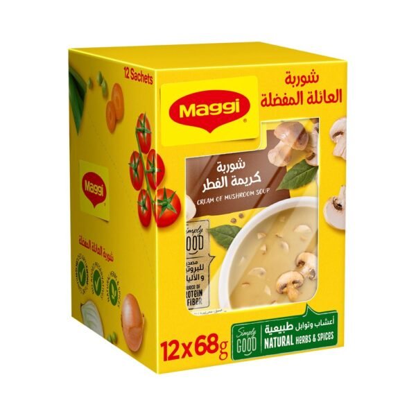 ماجي شوربة كريمة الفطر 68 جم × 12
