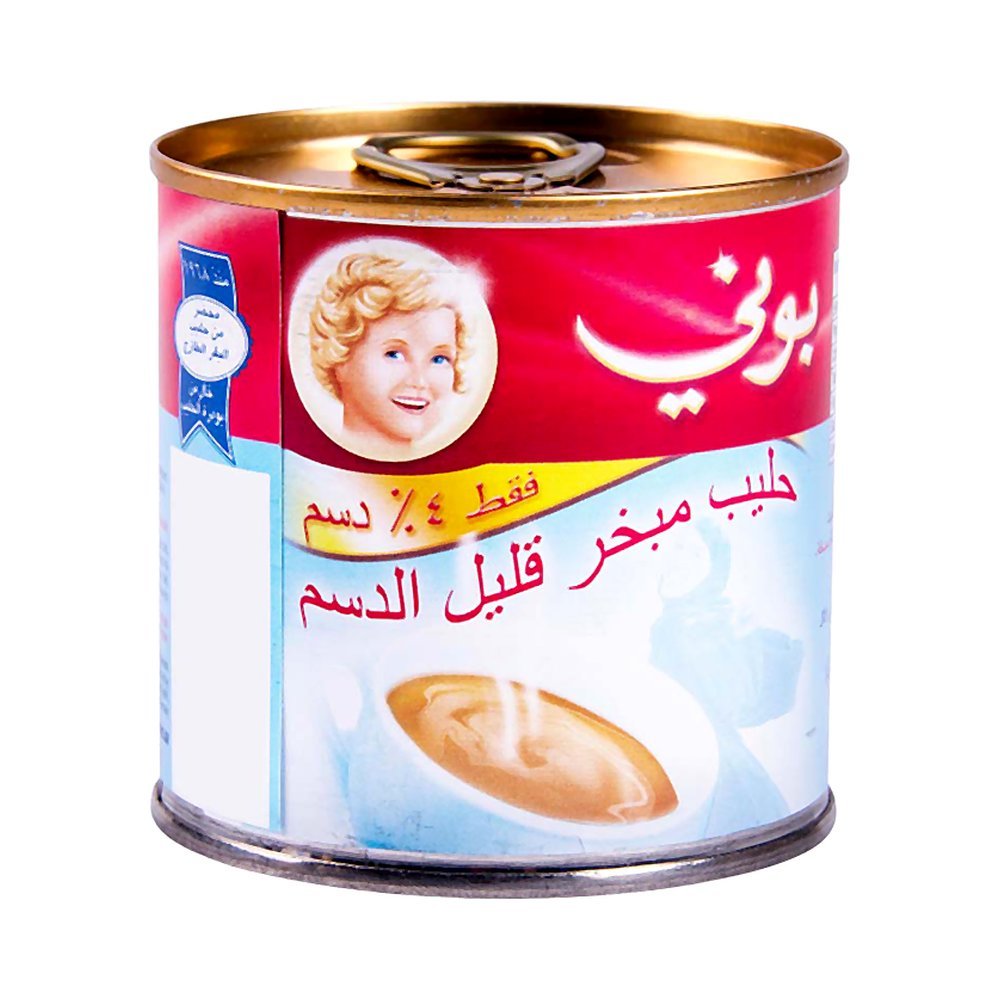 بوني حليب مبخر قليل الدسم 170 جم