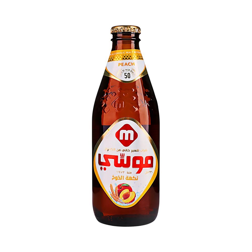 موسي شراب شعير بنكهة الخوخ 330 مل