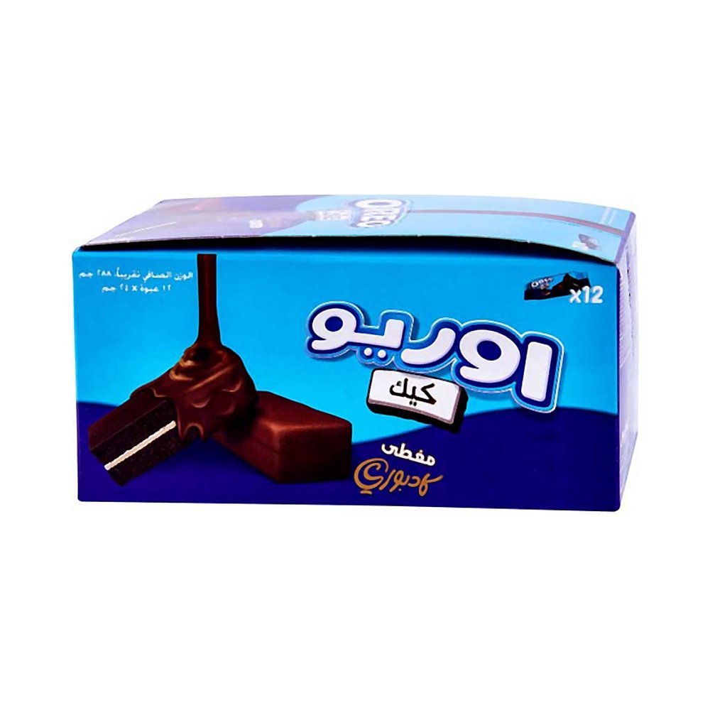 اوريو كيك كادبوري مغلف 12×24 جم