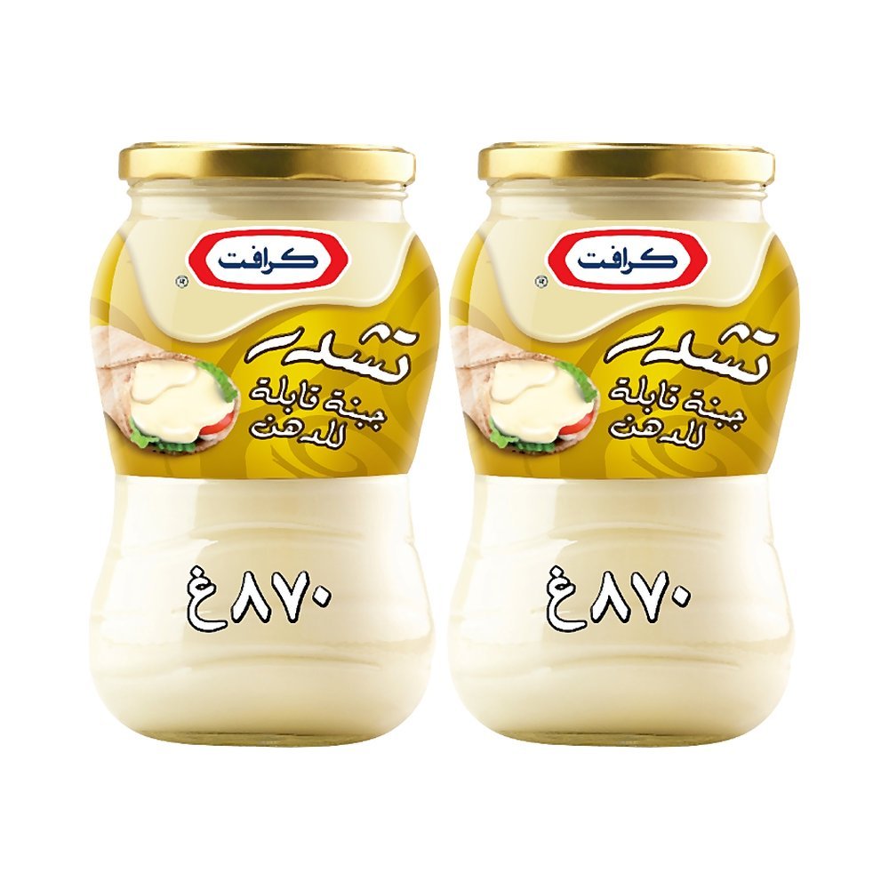 كرافت جبنة تشدر قابلة للدهن 2×870 ج