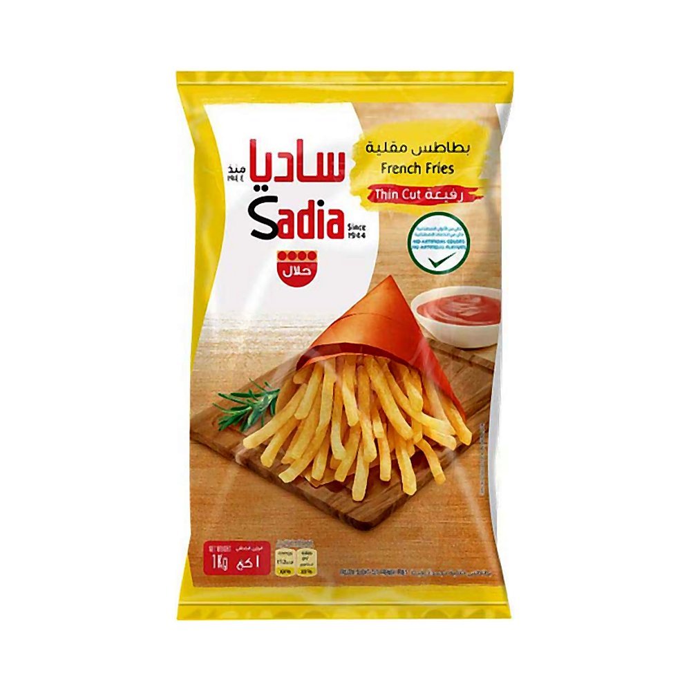 ساديا بطاطس مقلية مجمدة رفيعة 1 كجم