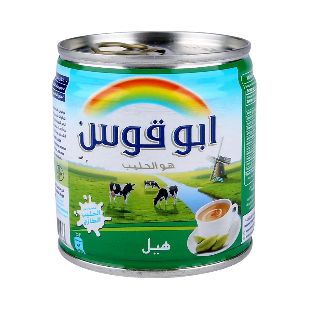 رينبو حليب مبخر بالهيل 170 جم
