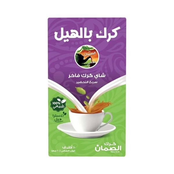 الصمان شاي كرك بالهيل 10 × 14 جم