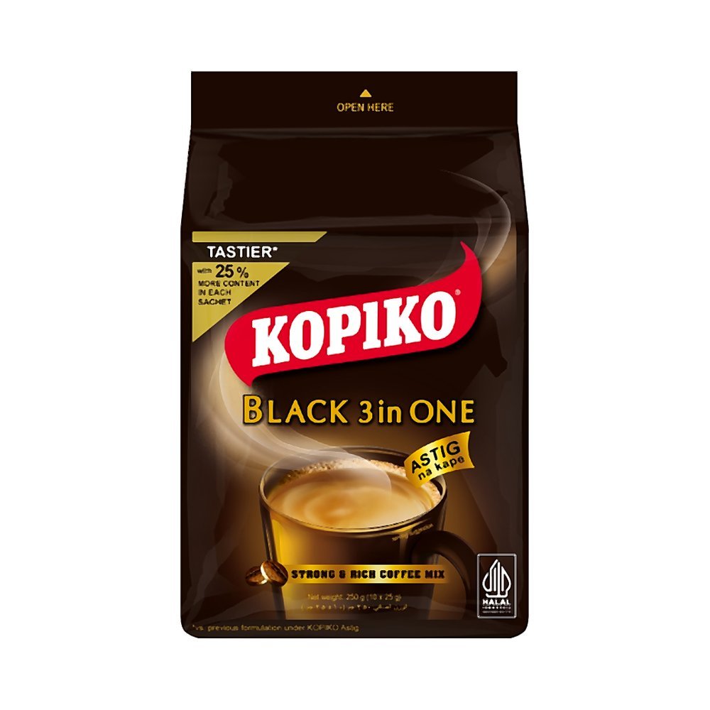 كوبيكو قهوة سوداء 3 في 1 10×25 جم