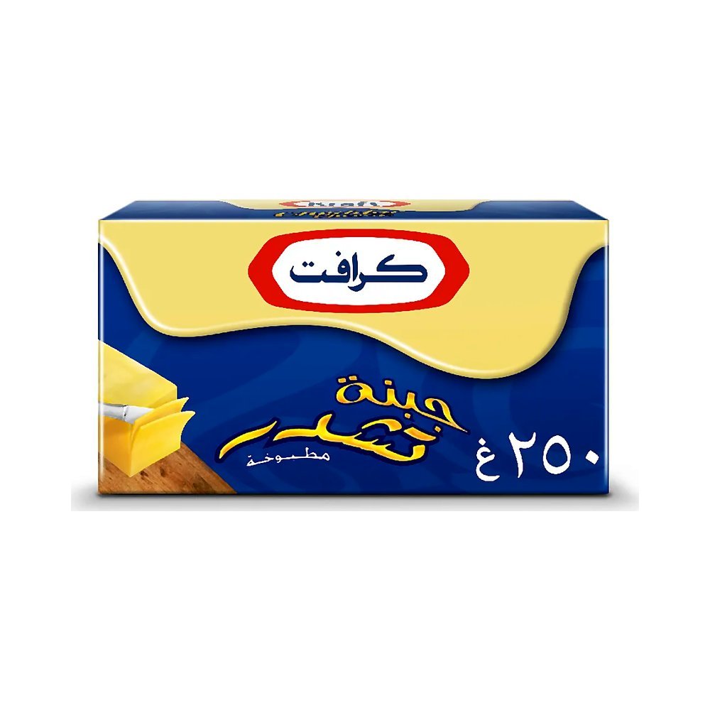 كرافت جبنة تشيدر قالب 250 جم