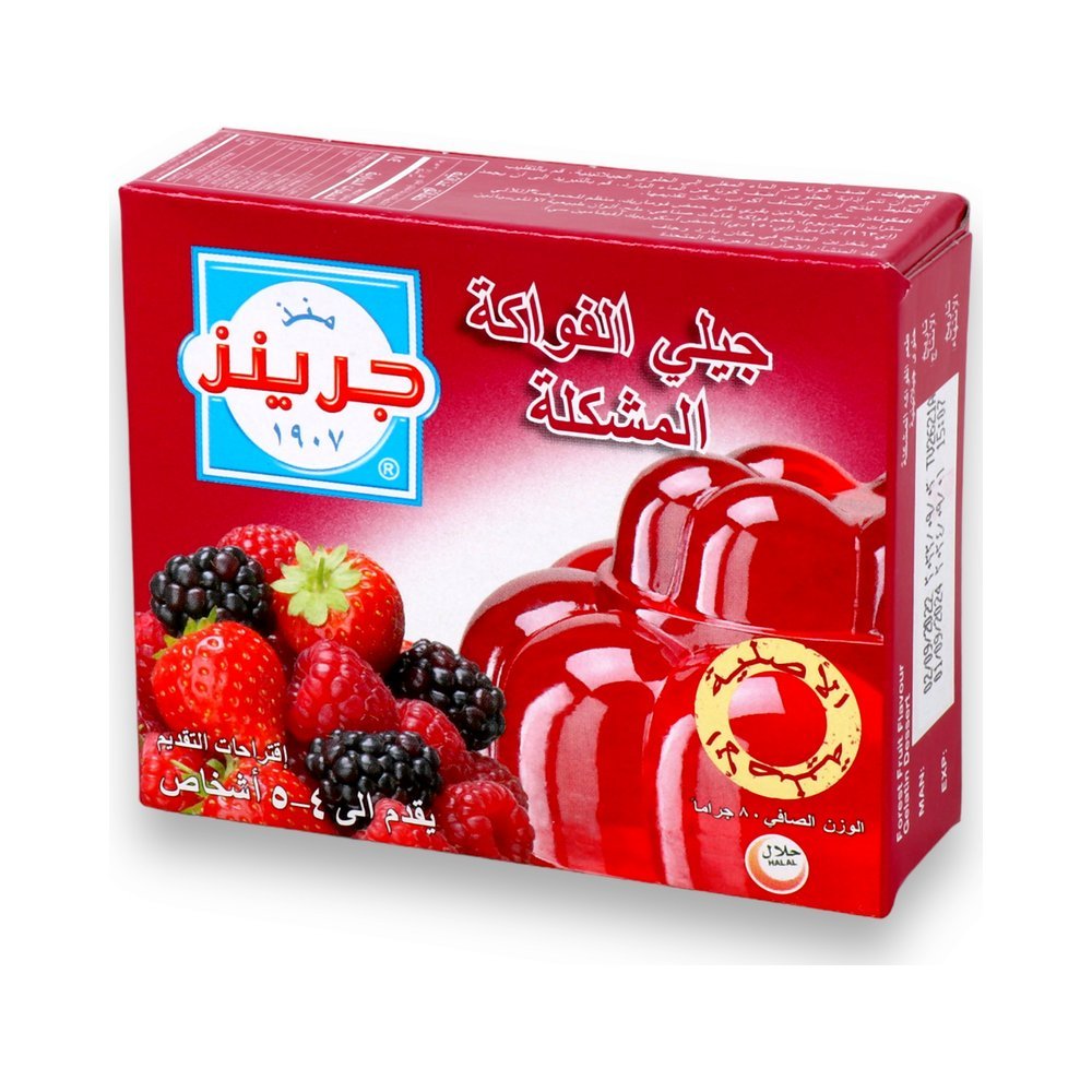 جيلي الفواكه المشكله جرينز 80 جرام