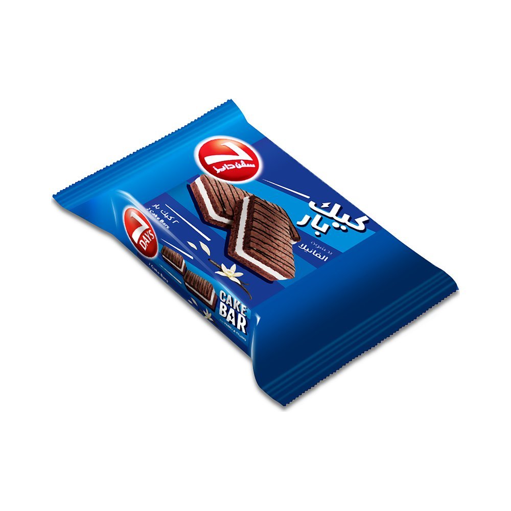 كيك بار بحشوه الفانيلا 50 جرام