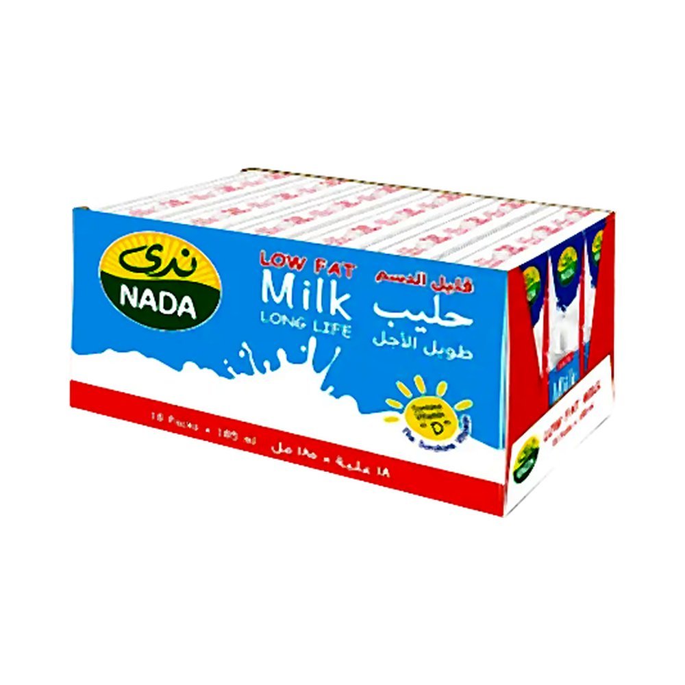 حليب قليل الدسم ندى 180 مل