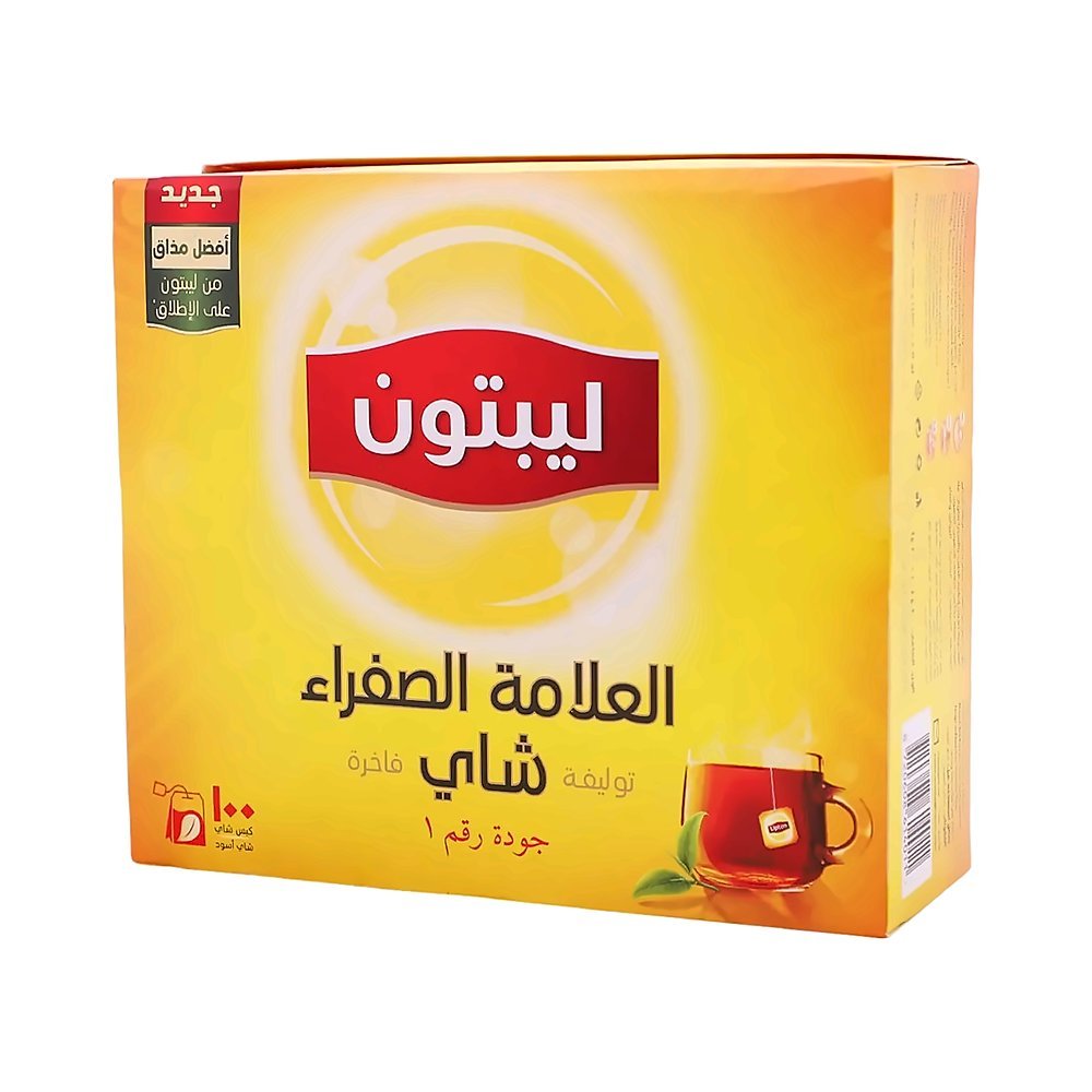 ليبتون شاي أسود 100 كيس