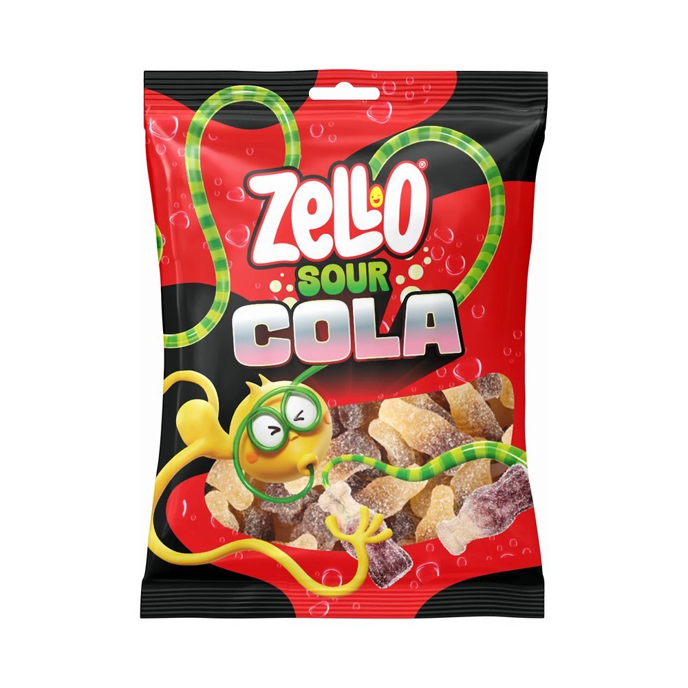 زيلو حلاوة جيلي كولا حامضة 80 جم