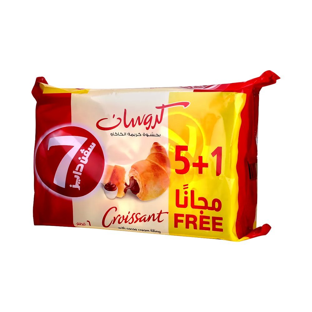 سفن دايز كرواسون شوكولاتة 5 حبات 1 مجانا 55 جم
