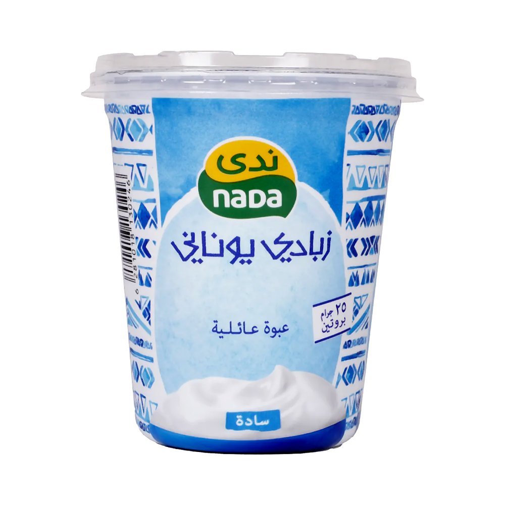 ندى زبادي يوناني سادة 360 جم