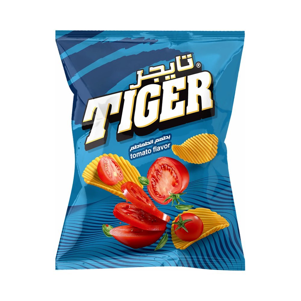 تايجر شرائح بطاطس مقلية بطعم الطماطم 115 جم