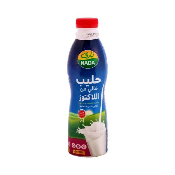 ندى حليب خالي اللاكتوز 750 مل