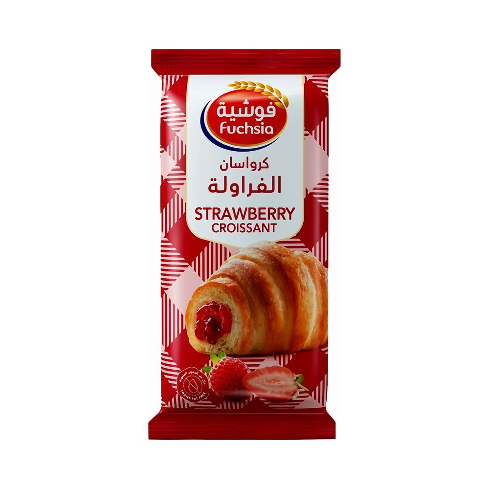 فوشية كرواسون بالفراولة 65 جم