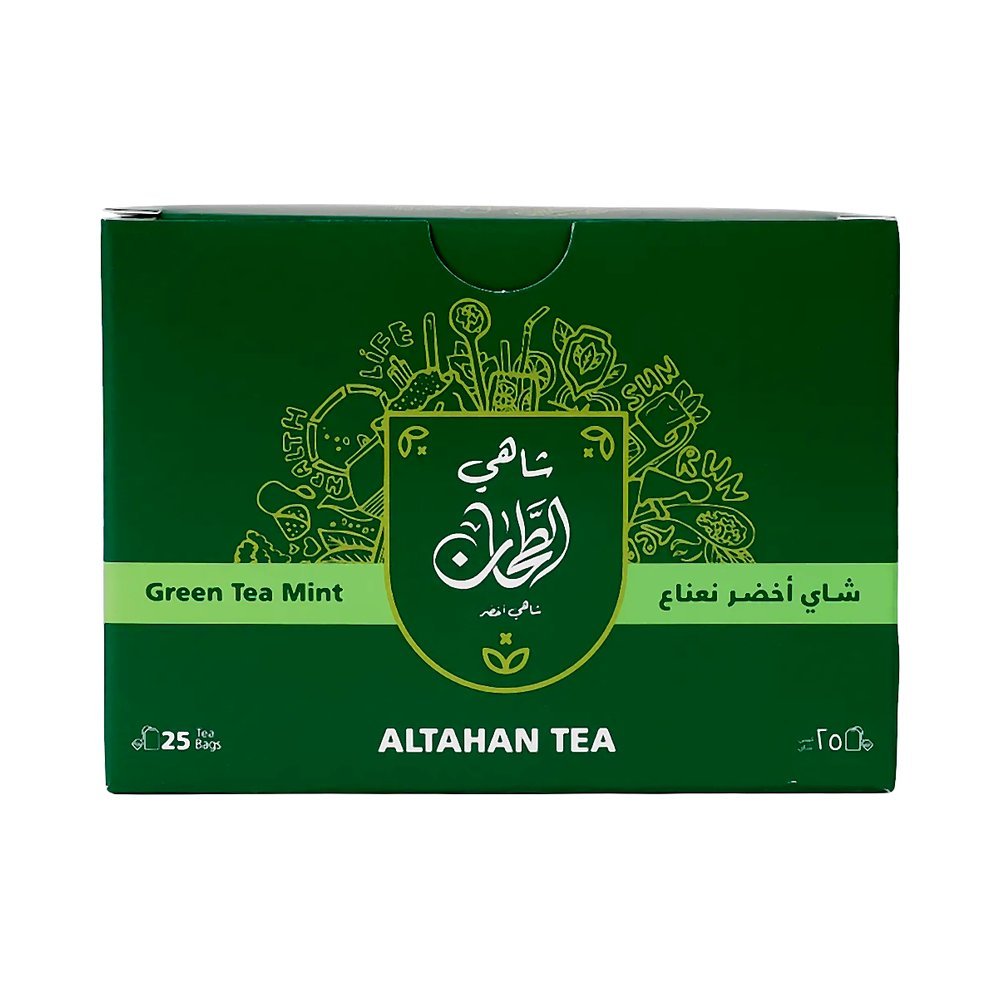 الطحان شاي اخضر نعناع 25 كيس 50 جم