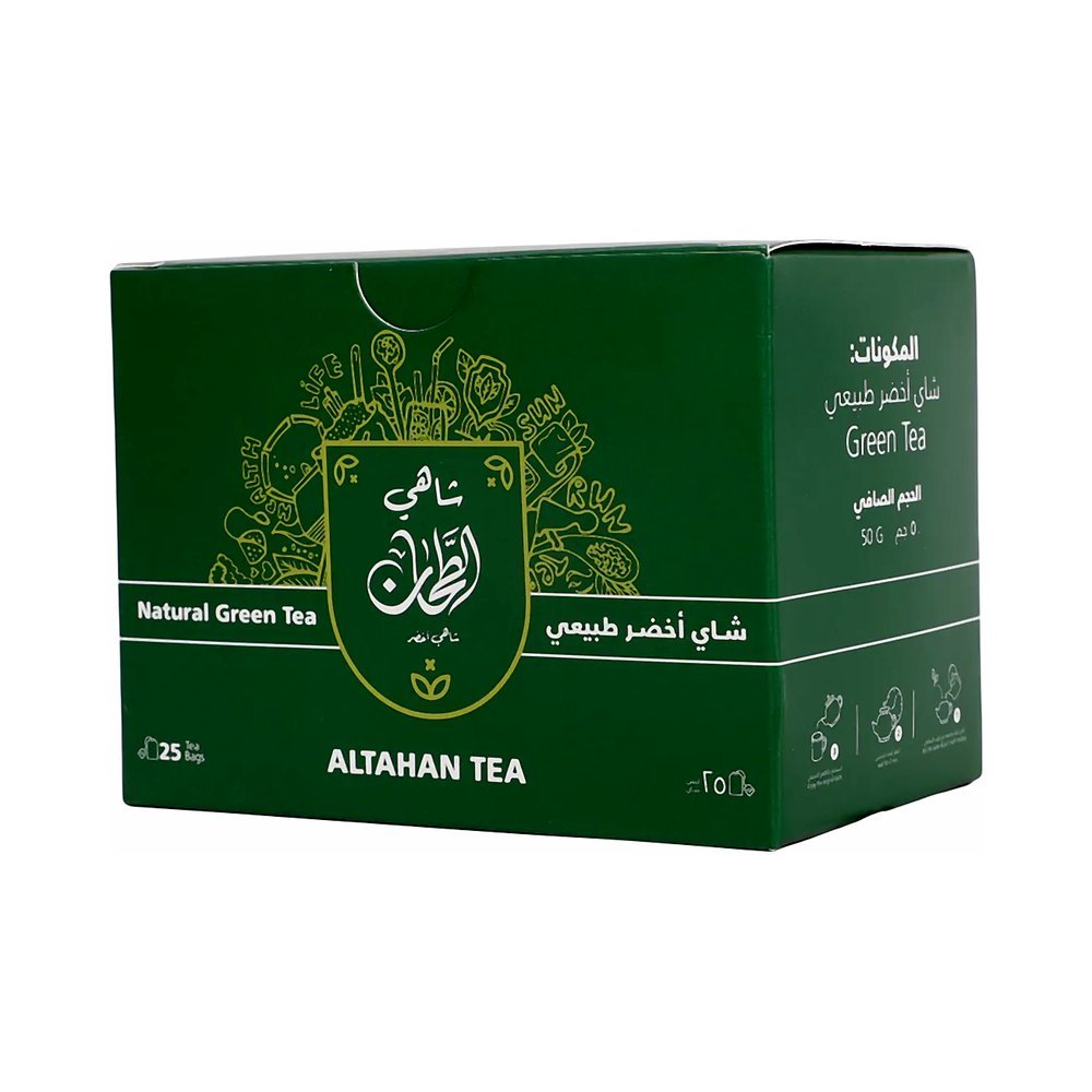 الطحان شاي اخضر 25 كيس 50 جم