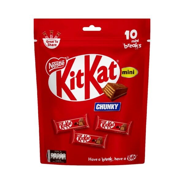 كيت كات تشنكي بالشكولاته مينيز 160 جم